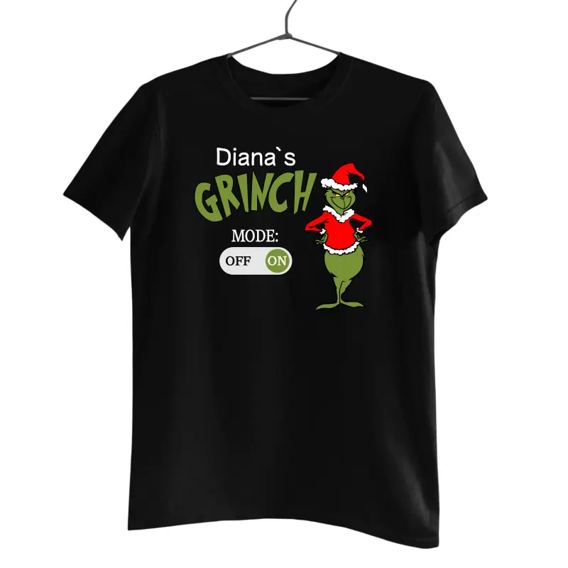 Adauga numele grinch, tricou cu mesaj, model tgs1372